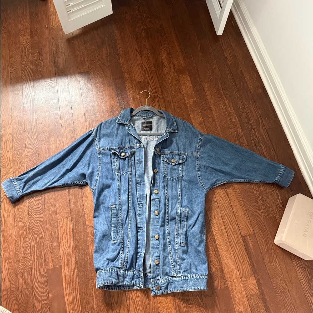 Zara Denim oversized  Jean Jacket
